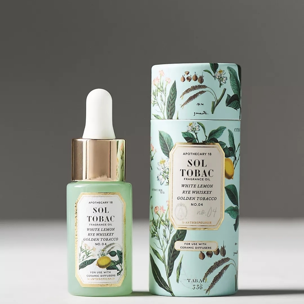 Anthropologie Apothecary 18 Sol Tobac Oil Dropper
